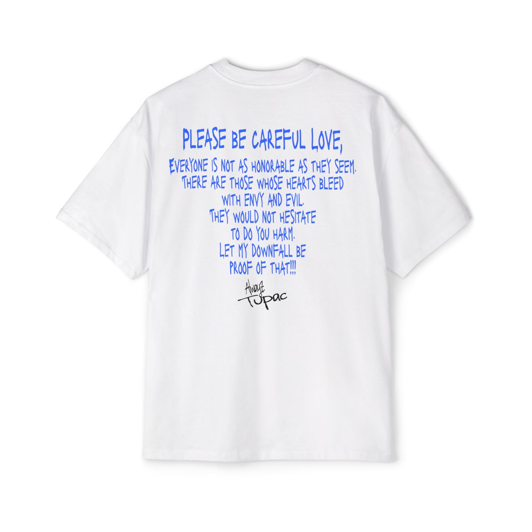 Tupac Letter T-shirt